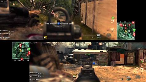 How many players is MW3 split-screen?